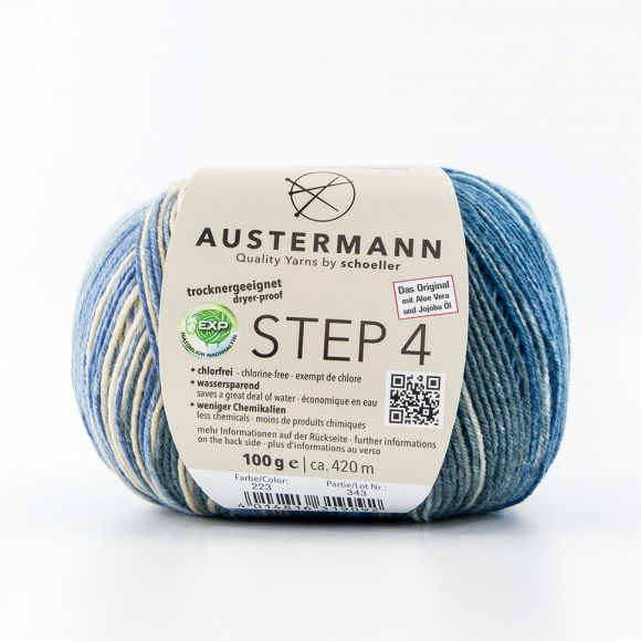 188250_Пряжа Step 4 Irish Rainbow, 75% шерсть, 25% полиамид, 420 м, 100 г