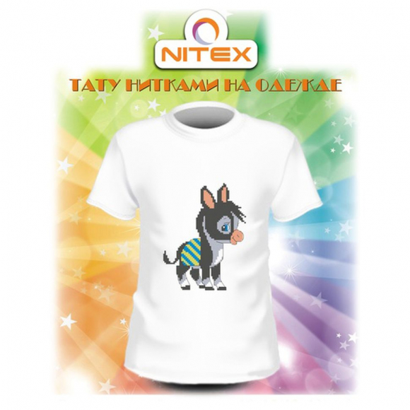 Набор для вышивки на одежду НИТЕКС арт.7083 10х15 см