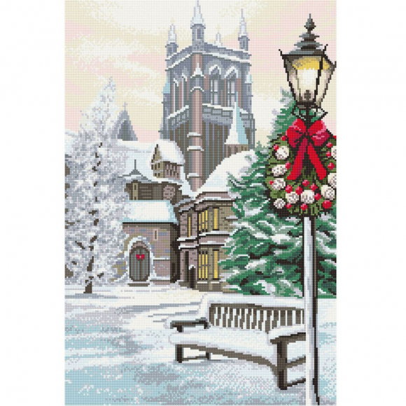 Картина стразами "Рождественский Париж" Картина стразами "Рождественский Париж"