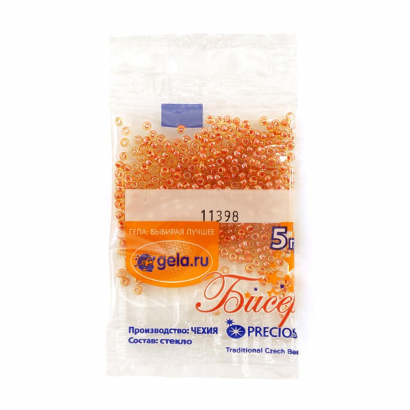 Бисер №10, 5 г., цвет 11398