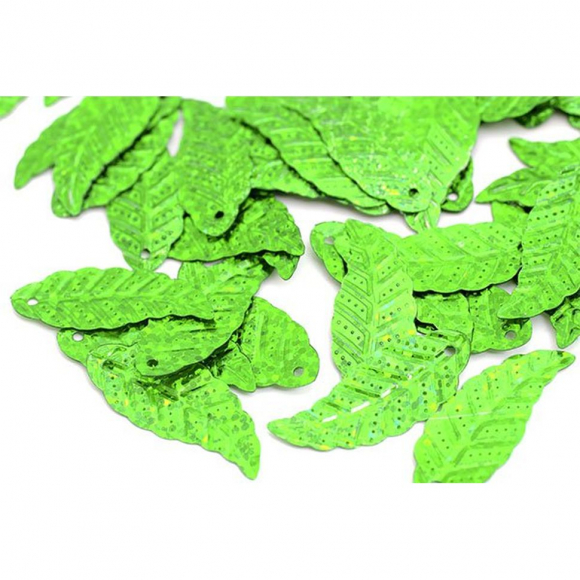 Пайетки россыпью арт.TBY-FLK629 12х32мм цв.50104 салатовый уп.50г