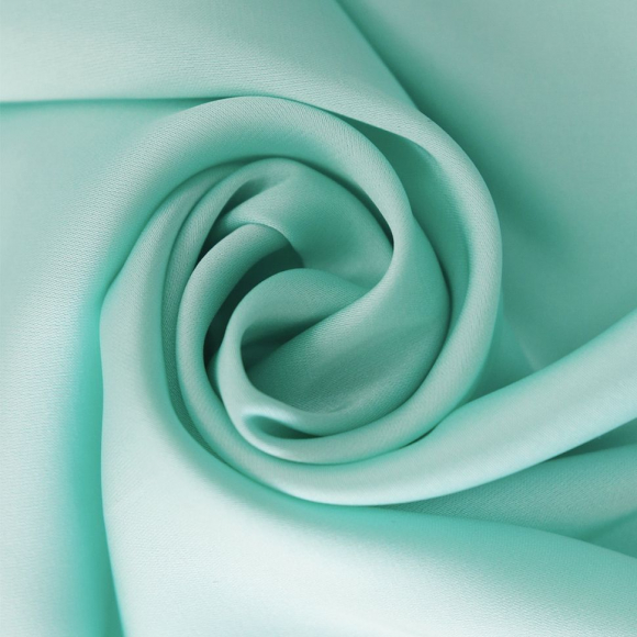 Ткань шелк Армани 90 г/м? 97% полиэстер, 3% спандекс шир.145 см арт.Р.18541.19 цв.19 мятный уп.25м