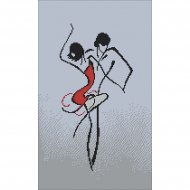 Набор для вышивания мулине НИТЕКС арт.0300 Сальса 23х34 см