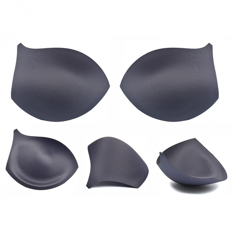 Чашечки корсетные AC-72 с эффектом push-up р.90 цв.черный уп.10 пар