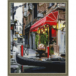 Картина мозаикой с нанесенной рамкой Molly арт.KC0011 Время отдыха (32 цвета) 40х50 см