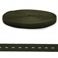 Резинка TBY.BHS078.20 вязаная перфорированная 4,9г шир.20мм цв.S078 хаки уп.40м Резинка TBY.BHS078.20 вязаная перфорированная 4,9г шир.20мм цв.S078 хаки уп.40м