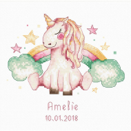 Набор для вышивания LUCA-S арт. B1151 Единорог 15х14,5 см