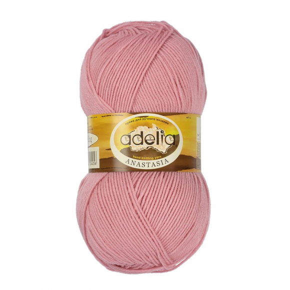 Пряжа ADELIA ANASTASIA (100% акрил) 5х100г/330м цв.06 античная роза