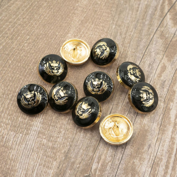 Пуговица DISBOTON, размер 30 цвет GOLD1