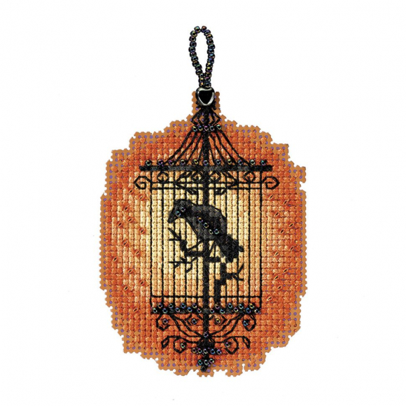 Набор для вышивания MILL HILL Жуткая клеточка 6х9 см