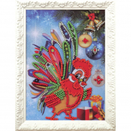 Набор для вышивания бисером КРОШЕ арт. В-519 Петух 10x15 см