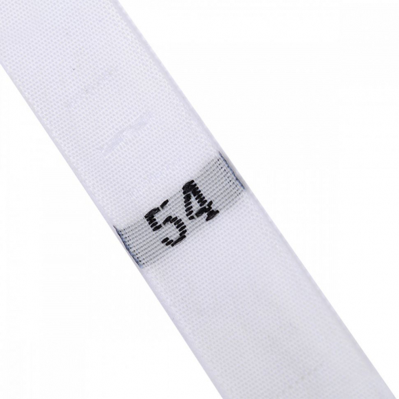 Размерники жаккардовые тафта 54 белый 10х32 мм ТВ в рул. 500 шт Размерники жаккардовые тафта 54 белый 10х32 мм ТВ в рул. 500 шт