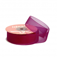 Лента капрон (органза) IDEAL шир.25мм цв.1025 фиолетовая фуксия уп.27,4 м