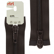79030_Молния спираль, разъёмная 2 замка, 6 мм, 55 см, цвет 2226, темно-коричневый