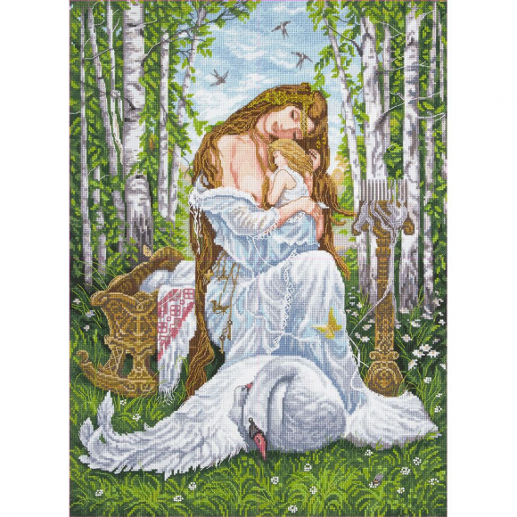 Набор для вышивания PANNA Золотая серия арт. SO-1895 Оберег Лада 32х43 см
