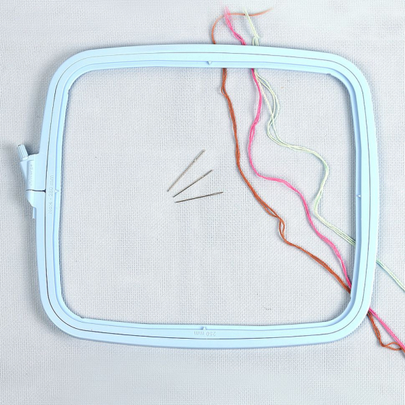 Пяльцы-рамка NURGE арт.NUR.170-14/2 пластиковые 250х280 цв.синий