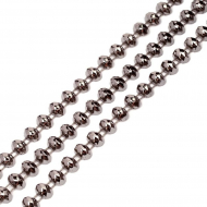 Тесьма пластиковая арт.TBY 2103-12 цв.01 т.никель разм.8х8мм уп.9.14м