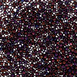 Бисер Япония "TOHO" 15/0  CHARLOTTE №2  1.7 мм 5 х 5 г №0503 бордовый/меланж