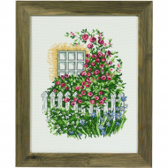 Набор для вышивания PERMIN арт.92-2138 Розовый куст 29х37 см