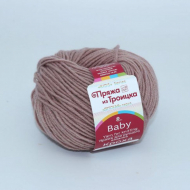 Пряжа для вязания ТРО Кроха (20% шерсть, 80% акрил) 10х50г/135м цв.0868 пудра