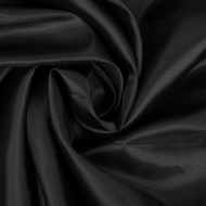 Ткань подкладочная Таффета антистатик IdealTex 210Т F322 черный 95г/пог.м рул.50м