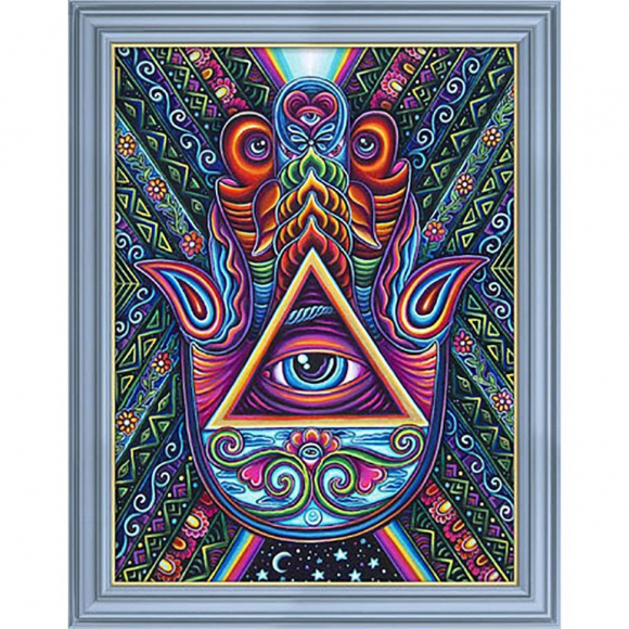 Набор для изготовления картин АЛМАЗНАЯ ЖИВОПИСЬ арт.АЖ.1966 Ладонь судьбы