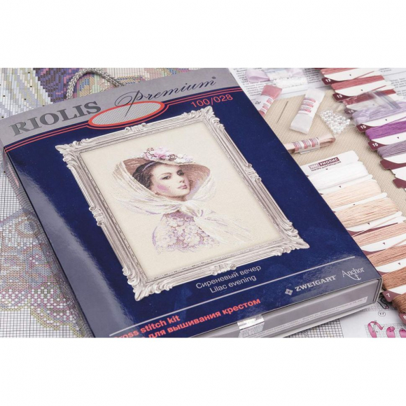 Набор для вышивания РИОЛИС арт.100/028 Сиреневый вечер 30х40 см