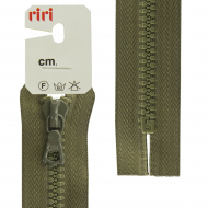 30267_Молния riri тракторная неразъемная, 6 мм, 20 cм, цвет 2827, хаки