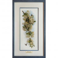 91224_Вышитая картина "Вишневый цвет"