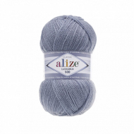 Пряжа для вязания Ализе LanaGold 800 (49% шерсть, 51% акрил) 5х100г/800м цв.221 св.джинс