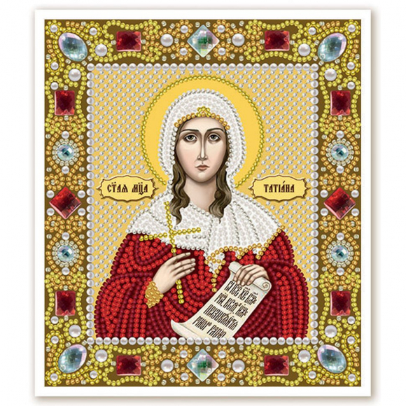 Набор для вышивания бисером НОВА СЛОБОДА арт.Д6171 Св.Мч. Татьяна (Татиана) Римская 13х15 см
