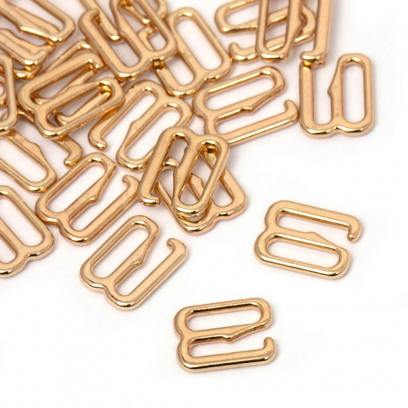 Крючок для бюстгальтера металл TBY-908 08мм, цв.золото, уп.1000шт