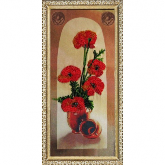 Набор для вышивания BUTTERFLY арт. 207 Маки 27х13 см Набор для вышивания BUTTERFLY арт. 207 Маки 27х13 см