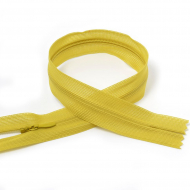 Молния MaxZipper пласт. потайная №3 20см н/р цв.F121 горчичный уп.50шт