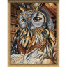 Набор для изготовления картин АЛМАЗНАЯ ЖИВОПИСЬ арт.АЖ.1737 «Ученый филин» 30х40 см
