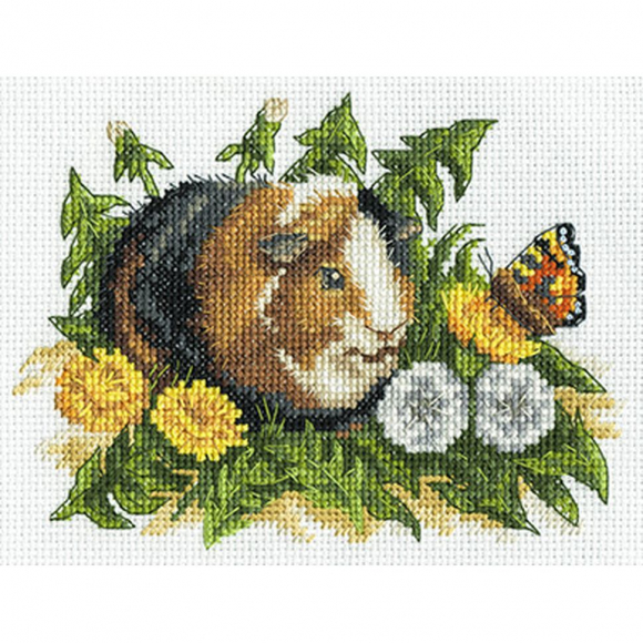 Набор для вышивания KLART арт. 8-210 Морская свинка 18х14 см