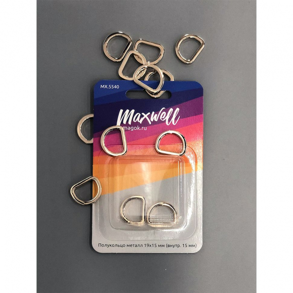 Полукольцо металл арт.MX.5540 19х15мм (внутр. 15мм) цв.золото уп.2 шт Полукольцо металл арт.MX.5540 19х15мм (внутр. 15мм) цв.золото уп.2 шт