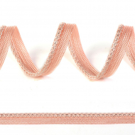 Кант декоративный арт.ТД.SH2.ГСФ.14822 12мм цв.274 грязно-розовый уп.91,4м