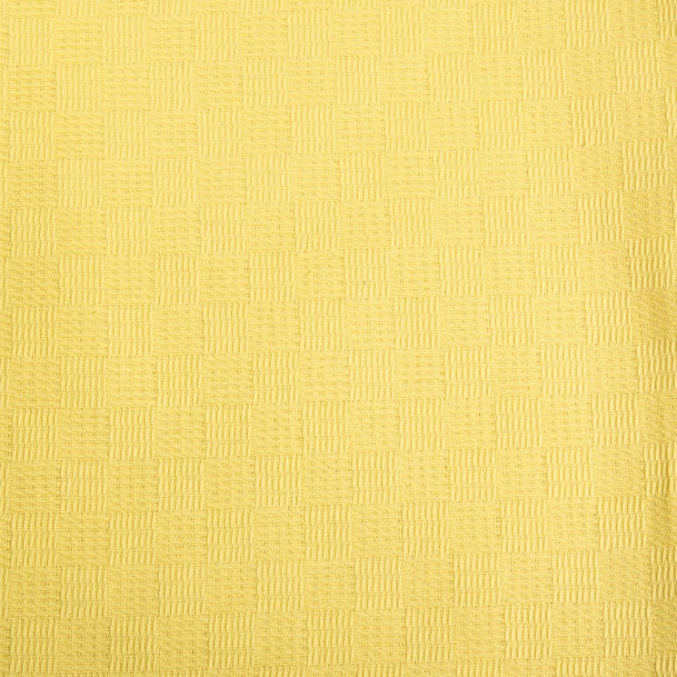 Ткань Вафельное Пике (Турция), WH 218151, 130г/м?,100% хлопок, шир.240см, цв.неж.желтый, уп.3м