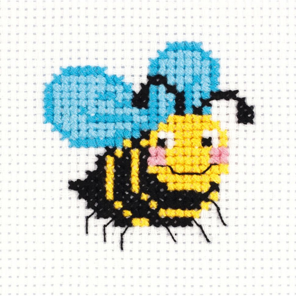 Набор для вышивания KLART арт. 8-376 Пчелка 8,5х9 см