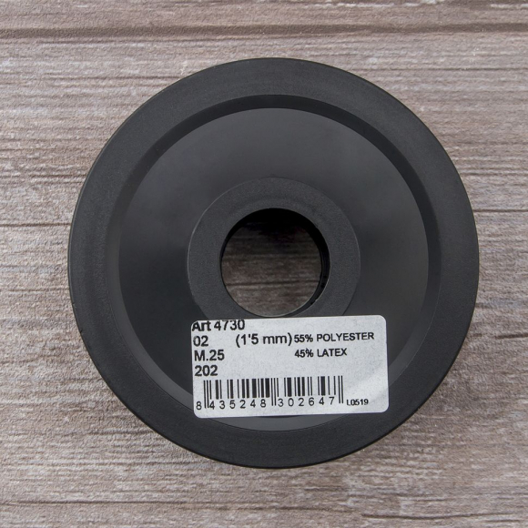 181820_Резинка шляпная SAFISA, 1,5 мм, 25 м, цвет 202 неоновый оранжевый 181820_Резинка шляпная SAFISA, 1,5 мм, 25 м, цвет 202 неоновый оранжевый