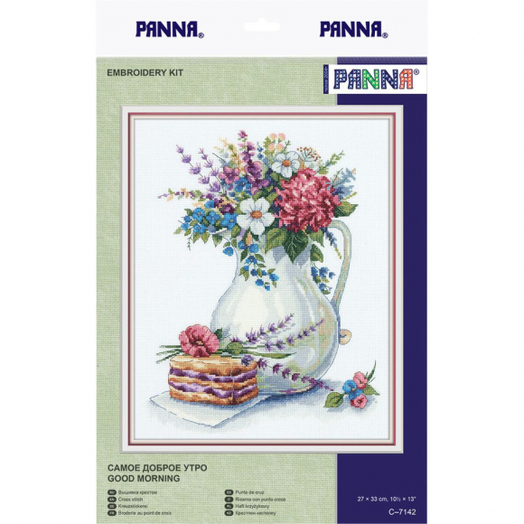 Набор для вышивания PANNA арт. C-7142 Самое доброе утро 27х33 см