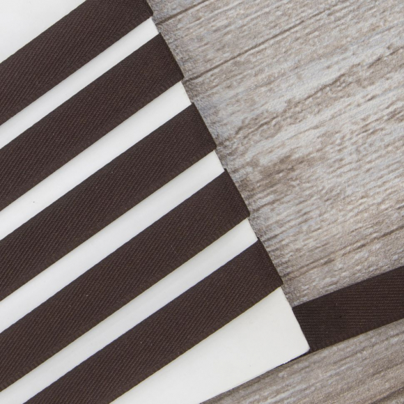 Тесьма брючная PEGA, цвет темно-коричневый, 15 мм