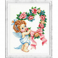 Набор для вышивания ЧУДЕСНАЯ ИГЛА арт.35-15 С днем всех влюбленных 16х21 см