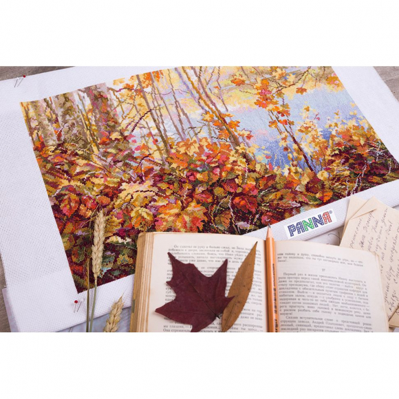 Набор для вышивания PANNA Золотая серия арт. PS-1853 Дивная осень 45,5х26,5 см