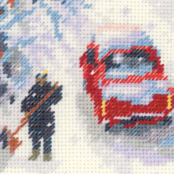 Набор для вышивания РИОЛИС арт.1678 Снежная зима 30х30 см