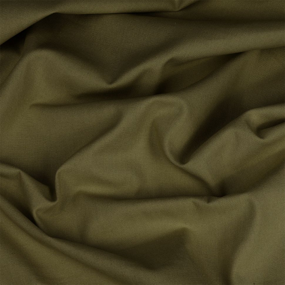 Ткань льняная 200 г/м? лен 25%, хб 25%, вискоза 25%, пэ 25% шир.140 см арт.TBY.Li.1009.32 цв.32 оливка уп.1м