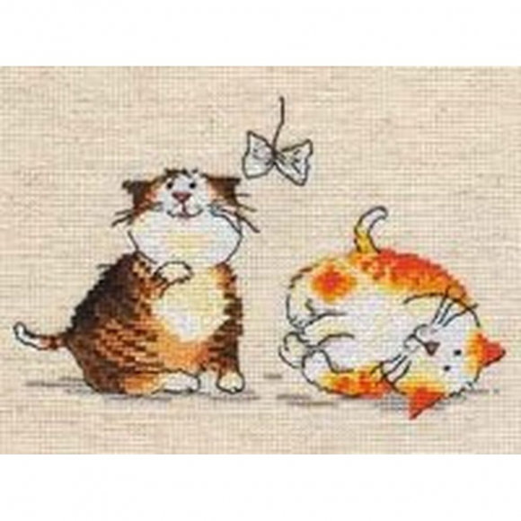 Набор для вышивания АЛИСА арт.0-30 Цап-царап (лен) 15х10 см Набор для вышивания АЛИСА арт.0-30 Цап-царап (лен) 15х10 см