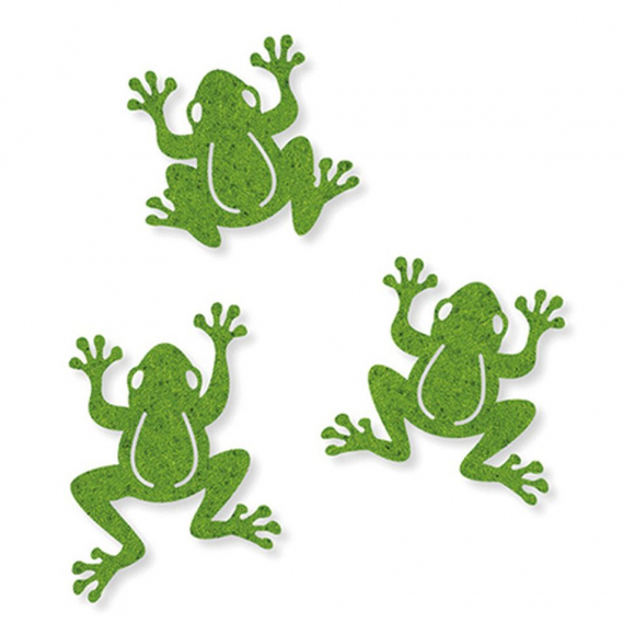 91687_Набор декоративных элементов "Лягушка", 12 шт