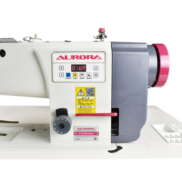 Промышленная швейная машина для сверхтяжелых материалов Aurora A-878D (с прямым приводом) / межигольное расстояние 9,5 мм